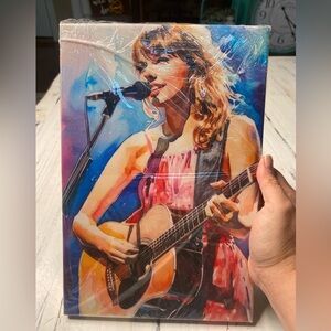 New Taylor Swift Vibrant Musician Canvas Art